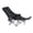 Black, variant on Folding Camping Chairs, Camping Lounge Chair with Detachable Footrest Adjustable Backrest, Portable Folding Chair for Camping, Hiking, Backpacking, Black