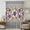 Black Dark Blue, variant on 4th of July Daisy Sheer Curtains 45 Inches Long for Bedroom, Watercolor Independence Day Flroal Light Filtering Privacy Drapes, Breathable Semi Sheer Short Window Treatment for Kitchen Cafe Bathroom