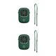 thumbnail image 2 of Inteprter Ventilador de cuello portátil de 3 velocidades, ajustable, portátil, personal, recargable, para dormir, para exteriores, con cordón Verde 2Conjunto, 2 of 6