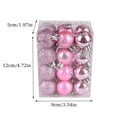 thumbnail image 4 of Tyidzon 48Pc Christmas Balls Shatterproof Christmas Ornaments with String, 30Mm Hanging Christmas Ball Ornamnets for Xmas Tree Holiday Wedding Party Home Decor, 4 of 4
