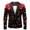 Red B, variant on Mens Christmas Shirt Long Sleeve Casual Xmas Printed Dress Shirt Button Up Collar Blouse Tops Festive Party Graphic Tee Red B L