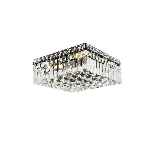 Elegant Lighting Maxime 14 Inch Black Flush Mount
