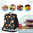 thumbnail image 4 of Gaeub Planets In Deep Space print Lunch Box Large capacity Lunch Bag Leakproof Cooler Tote Bag Organizer with Adjustable Shoulder Strap, 4 of 7
