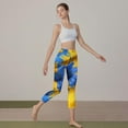 thumbnail image 5 of Tnhcen Women's Yoga Pants Active Wear Stretchy Workout Leggings High Waisted 7/8 Length Spandex Print Plus Size Workout Clothes for Women S-3XL, 5 of 8