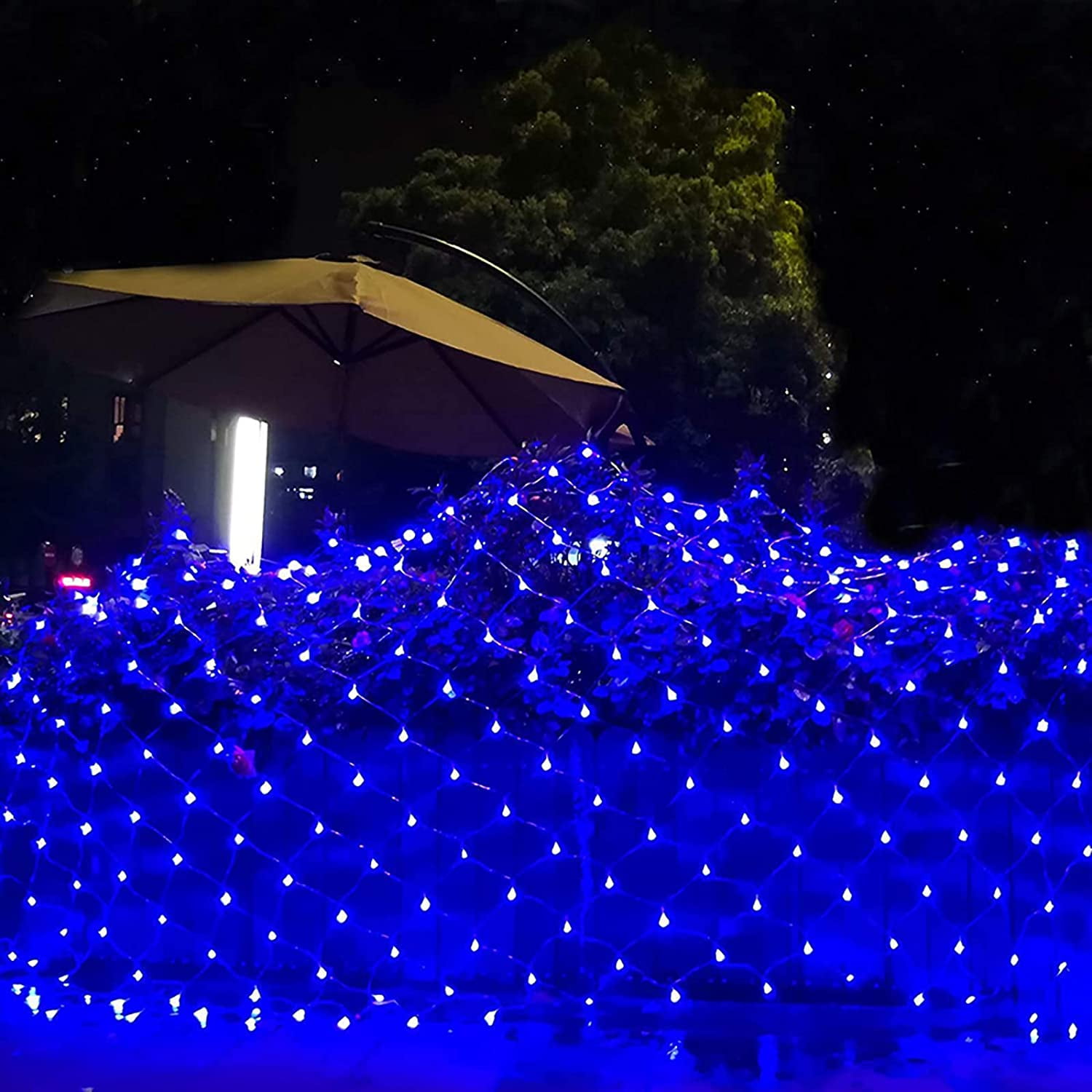 MAMOWEAR Fairy Net Lights Outdoor 10ft x 6.5ft Plug-in 8 Modes LED Light Ropes & Strings (200 Pack)