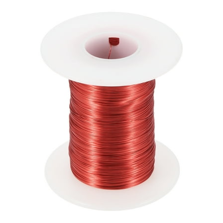 31 AWG Magnet Wire, 31 Gauge 4 oz Enameled Copper Wire, 155C(311F), Red,White