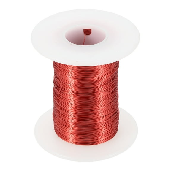 31 AWG Magnet Wire, 31 Gauge 4 oz Enameled Copper Wire, 155C(311F), Red,White