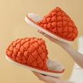 thumbnail image 2 of Vedolay Slippers for Women Warm Knit Bootie Slippers Comfy Boots House Shoes Red,41, 2 of 4