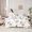 White Grey, variant on Feelyou Cute Elephant Animal Twin Bedding Sets 7pcs, Rainbow Flower Bedding Comforter Set