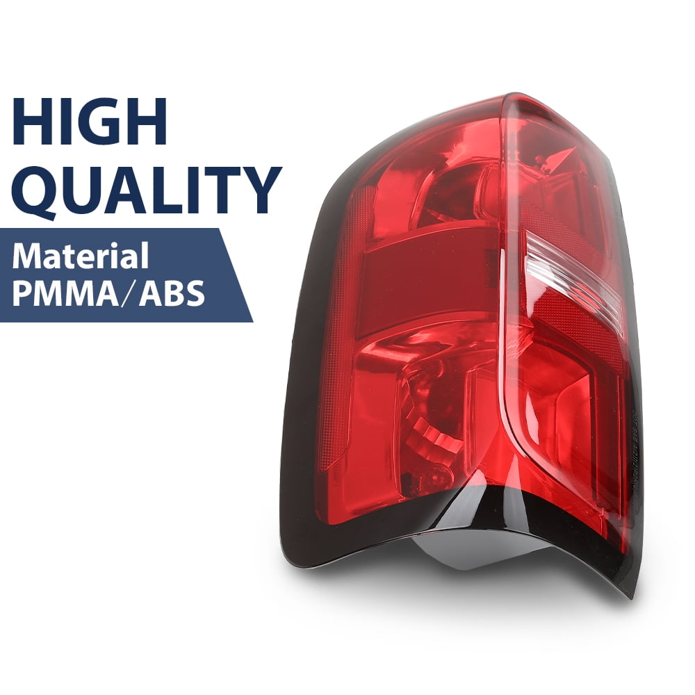 PIT66 Tail Light w/Bulbs Left Driver Side Fit for Chevy Colorado 2015-2022 Fit for 4-Door Crew Cab and 4-Door Extended Cab Only