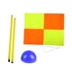 thumbnail image 5 of Postes de agilidad para fútbol, ​​esquina de fútbol, ​​campo de fútbol de bandera, campo de juego de bandera de esquina 2 postes con base azul., 5 of 9