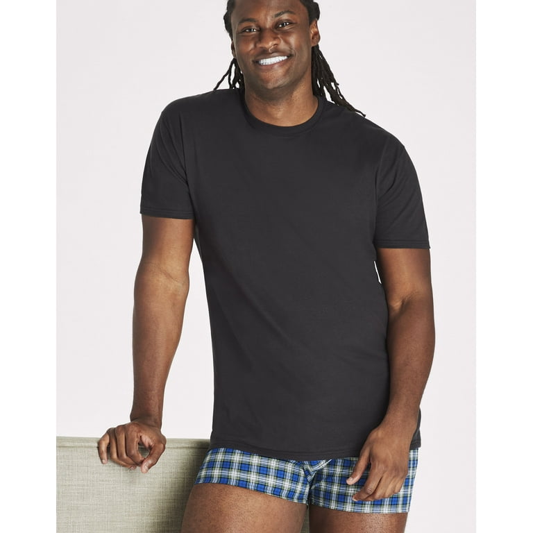 Hanes men's hotsell black t shirts