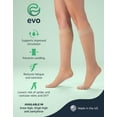 thumbnail image 7 of EvoNation Women's Everyday Sheer 15-20 mmHg Compression Stockings, 7 of 7