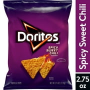 Doritos Sweet Chili Flavored Tortilla Chips Snack Chips, 2.75 oz Bag