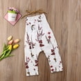 thumbnail image 4 of Douhoow Summer Kid Girls Halter Floral Rompers Backless Sleeveless Strap Jumpsuit 0-5T, 4 of 8
