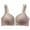Pink, variant on Censtreet Women's Front Closure Bras Posture Full Coverage Plus Size Underwire Unlined Bra