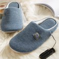 thumbnail image 2 of Monstrate Manténgase calentito con zapatillas calentadas eléctricas para el hogar o la oficina Zapatillas calentadas para pies de alto Suministros térmicos, 2 of 6