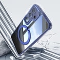 thumbnail image 6 of Decase Transparent Case for Samsung Galaxy S25,TPU+PC,Built-in Rotatable Ring Kickstand,Clear Back Design Heavy Duty Drop Protection Shockproof Phone Case for Samsung Galaxy S25,Blue, 6 of 10