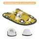 thumbnail image 3 of Balery Cartoon Bear Yellow Pantuflas de Casa de Felpa Silenciosas con Diseño Estampado, Zapatillas Cómodas Antideslizantes de Algodón para Interior-Large, 3 of 8
