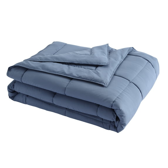 Lotus Home Stayclean Bacteria Reducing Down Alternative Blanket With Microfiber Cover and Water and Stain Resistance