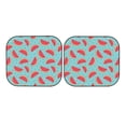 thumbnail image 4 of Picia Watermelon 2 Piece Car Windshield Sun Shade Foldable | Foldable Sun Shield for Front Window Blocks UV Rays and Keeps Your Vehicle Cool-Small, 4 of 7