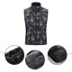 thumbnail image 3 of Hot6sl Liquidación de Ahorros de Verano Chaleco de Camuflaje Fiebre, Carga Usb, Ropa Inteligente, Ropa Acolchada de Algodón, Calefacción para Hombres y Mujeres, Calefacción de 9 Zonas, 3 of 6