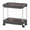A, variant on YIKA Large Floor Shelving Unit 2-Tier Mobile Storage Cart on Wheels Adjustable Tier Shelves Rolling Utility Cart Wheels for Kitchen Bathroom Office Living Room Storage Rack Organizer Cart