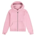 thumbnail image 2 of vdgthytj Girls Zip up Hoodies Kids Casual Long Sleeve Hooded Sweatshirt Fall Jacket with Thumb Hole 5-14 Years, 2 of 4