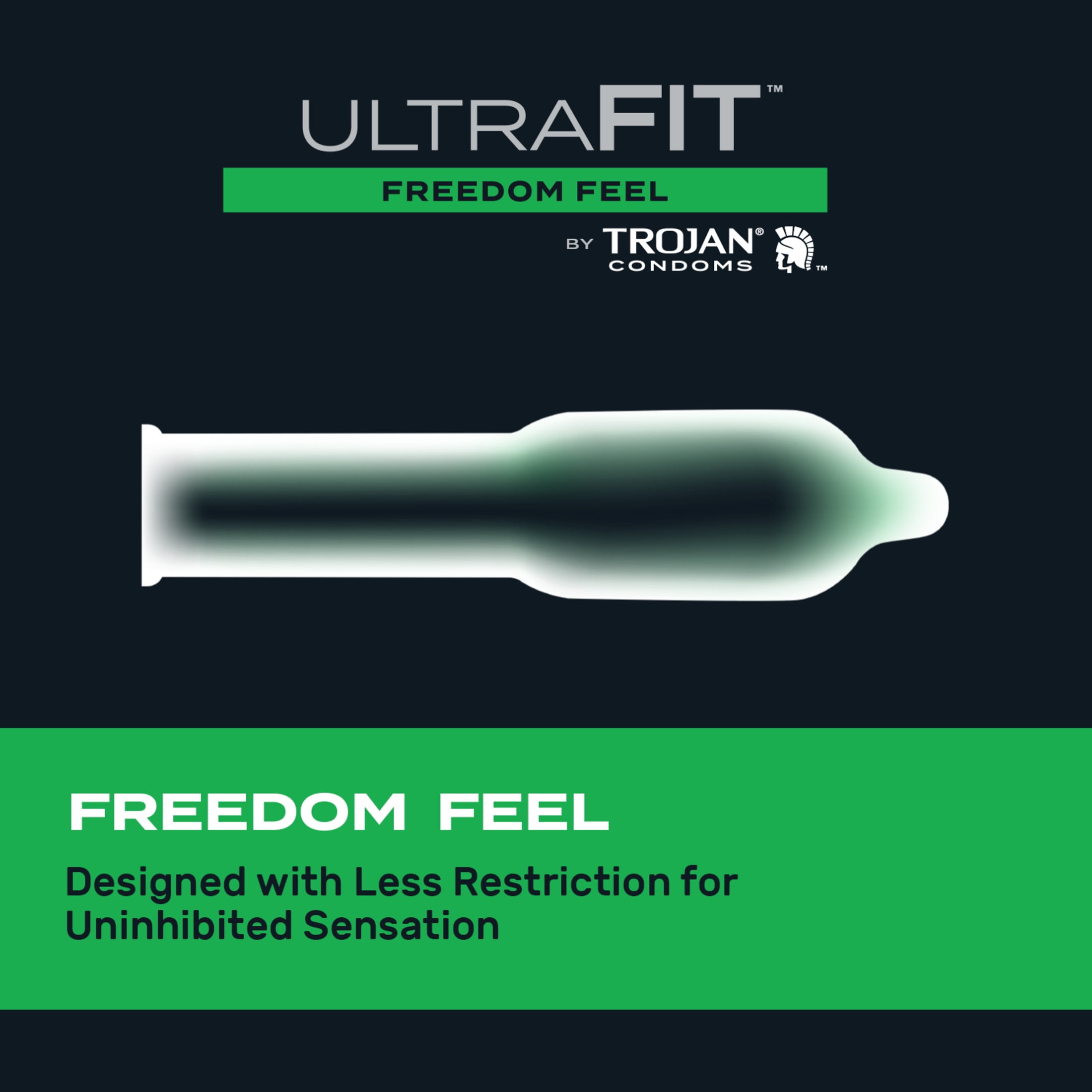 TROJAN CONDOM ULTRAFIT FREEDOM FEEL 10CT