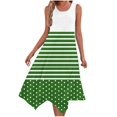 thumbnail image 1 of Ladies Summer Tops Impreso sin Mangas Cuello Redondo Vestido Casual para el Uso Diario Y Casual, 1 of 5