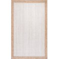 thumbnail image 3 of nuLOOM Eleonora Hand Woven Jute Area Rug, 5 x 8, White, 3 of 4