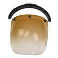 thumbnail image 4 of thinsony Open Face Helmet Visor Motorcycle Helmet Bubble Visor PC Lens Light Brown, 4 of 8
