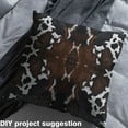 thumbnail image 2 of jejeloiu Cattle Hide Fabric by the Yard 5 Yards,Farm Animal Fabric for Sewing,White Brown Black Home Decor Fabric by the Yard For Teens,Super Cozy Room Decor, 2 of 6
