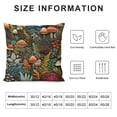 thumbnail image 5 of RUIYC Mushroom Throw Pillow Covers Soft Botanical Nature Theme Pillow Cases Cushion Covers for Living Room Bedroom Stuff Decorative Throw Pillowcases for Sofa Couch Chair, 5 of 5