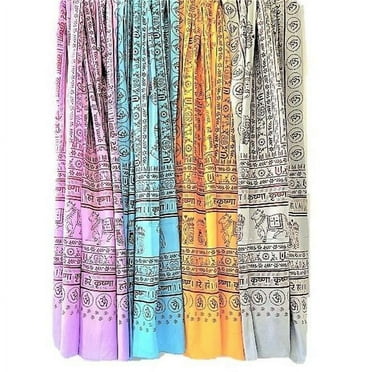 OM703013-Purple Hare Krishna OM Meditation Yoga Prayer Shawl - Purple