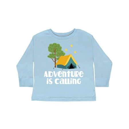 

Inktastic Adventure is Calling Camping Gift Toddler Boy or Toddler Girl Long Sleeve T-Shirt