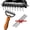 Orange, variant on Pet Grooming Brush, Deshedding Tool for Dogs, Double-Sided Undercoat Rake for Dogs & Cats, Removes Knots, Tangles & Loose Hair