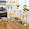 2pcs Beee Festival Doormat Kitchen Rugs Sunflower Grateful Hooney Beee