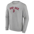 thumbnail image 2 of Men's Gray Boston Red Sox Team Lockup Sweatshirt, 2 of 3