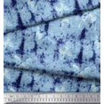 thumbnail image 2 of Soimoi Blue Viscose Chiffon Fabric Insect & Texture Fabric Prints by Yard 42 Inch Wide, 2 of 2