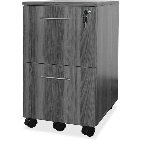 Mayline Mobile F/F Pedestal File Drawer 18"x15-1/2"x26-3/4 Gray Steel Mnfflgs