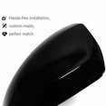 thumbnail image 5 of Tapas de cubierta de espejo lateral, acabado negro brillante, reemplazo completo de ABS de alta calidad, instalación directa con perno, compatible con VW Golf Mk7 para Polo Mk6 2018-2020, mejora la, 5 of 5