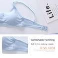 thumbnail image 7 of 6 Pieces Girls Teenage Bra Kids Soft Breathable Cotton Comfort Underwear Tops Clothin, 7 of 7