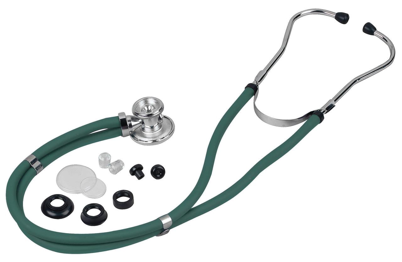 Sterling Series Sprague Rappaport-Type Stethoscope, Hunter Green, Boxed