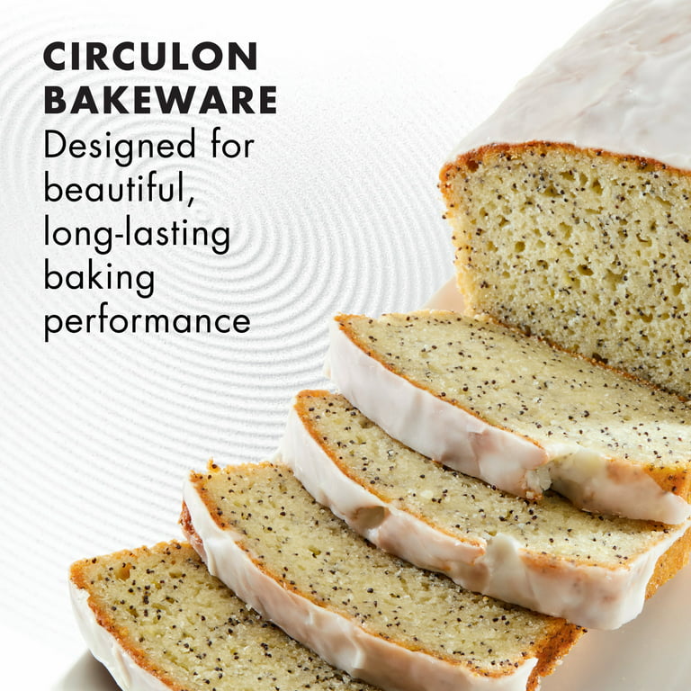 Circulon Gray Nonstick Bakeware 9 inch x 5 inch Loaf Pan