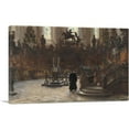 thumbnail image 1 of ARTCANVAS The Choirstalls In The Mainz Cathedral 1869 Canvas Art Print by Adolph Menzel - Size: 26" x 18" (0.75" Deep), 1 of 9