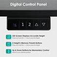 thumbnail image 5 of Dkelincs 48"×24" Electric Height Adjustable Standing Desk Home Office Computer Desk with 2 Memory Function, Black, 5 of 8