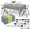 Black Checkered-54" X 108" Rectangle, variant on Plastic Table Cloth Disposable 54x108 Inch 10 Pack Rainbow