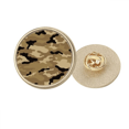 thumbnail image 1 of Broche metálico Unbranded patrón camuflaje circular 2.7 cm, 1 of 3