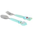 thumbnail image 1 of Baby Spoon,2pcs Set Cute Portable Baby Food Spoon Infant Fork Spoon Rapid Response, 1 of 7